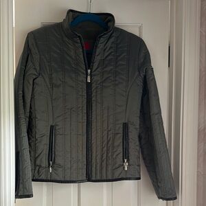 Women's Olive Quilted Jacket